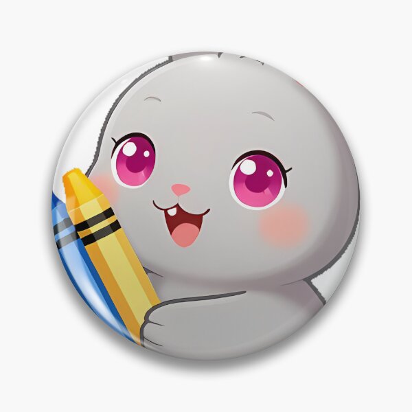 Item preview, Bunny with Three Thick Crayons designed and sold by pumsquare.