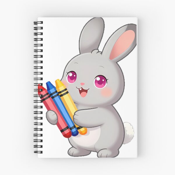 Item preview, Bunny with Three Thick Crayons designed and sold by pumsquare.