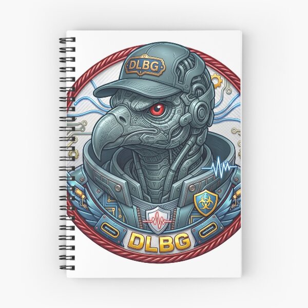 Item preview, Cybernetic Eagle Badge – Techno Beast by DLBG designed and sold by DLBG-STORE.