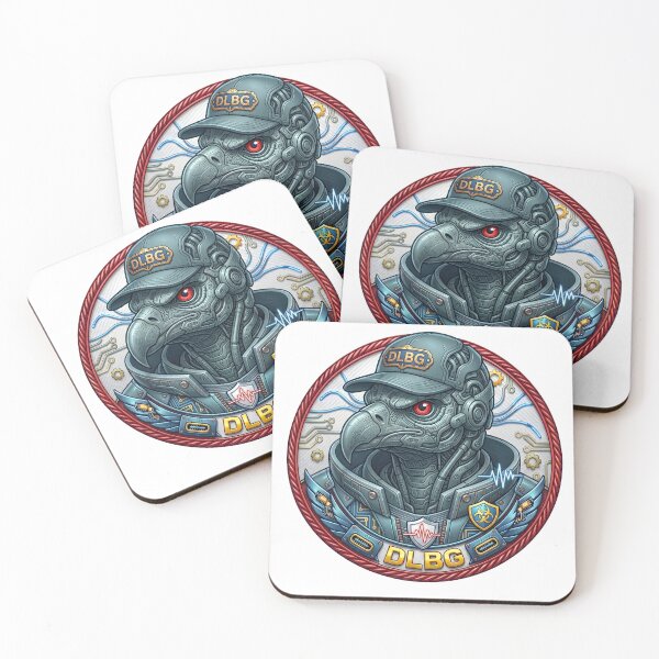 Item preview, Cybernetic Eagle Badge – Techno Beast by DLBG designed and sold by DLBG-STORE.