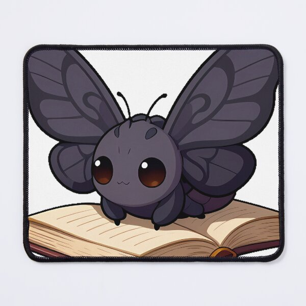 Item preview, Moth Resting on Ancient Tome designed and sold by IllumeInk.