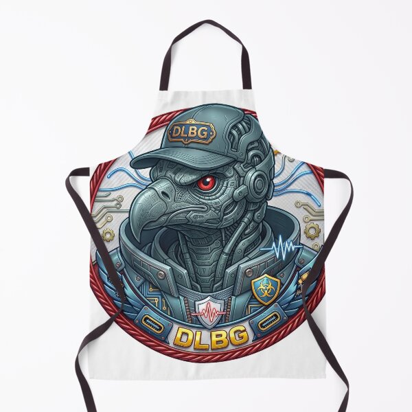 Item preview, Cybernetic Eagle Badge – Techno Beast by DLBG designed and sold by DLBG-STORE.
