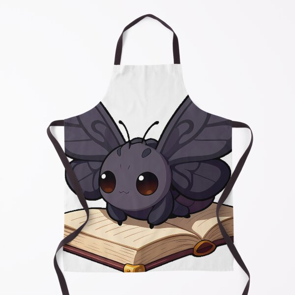 Item preview, Moth Resting on Ancient Tome designed and sold by IllumeInk.