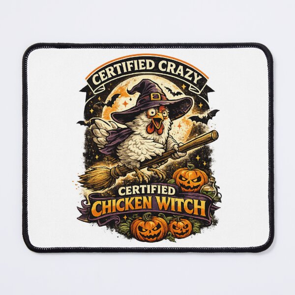 Item preview, Certified Chicken Witch – Funny Halloween Chicken Shirt | Spooky Farm Animal Design designed and sold by Ayden World.