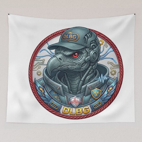 Item preview, Cybernetic Eagle Badge – Techno Beast by DLBG designed and sold by DLBG-STORE.