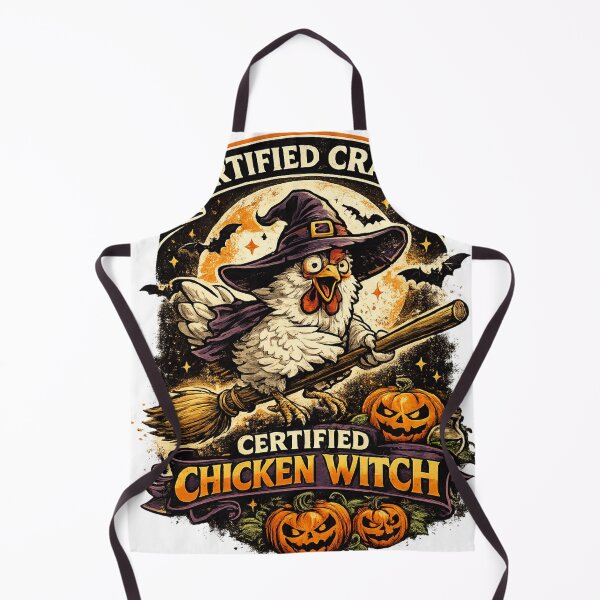 Item preview, Certified Chicken Witch – Funny Halloween Chicken Shirt | Spooky Farm Animal Design designed and sold by AydenWorld.