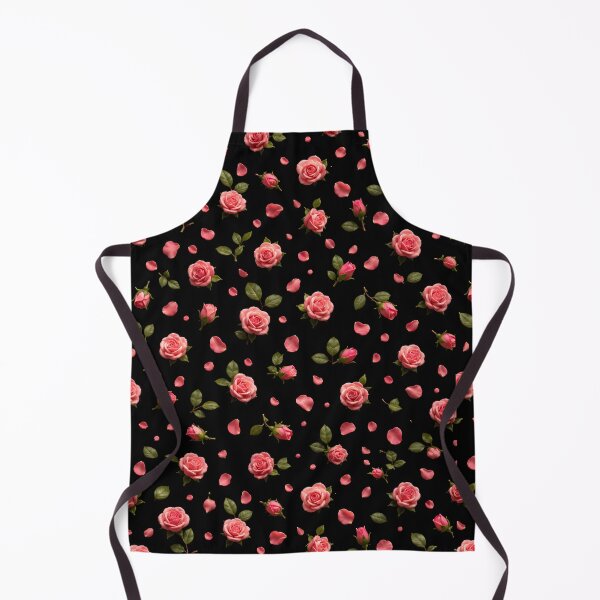 Item preview, Elegant Pink Roses and Petals Pattern designed and sold by loukaidigitals.