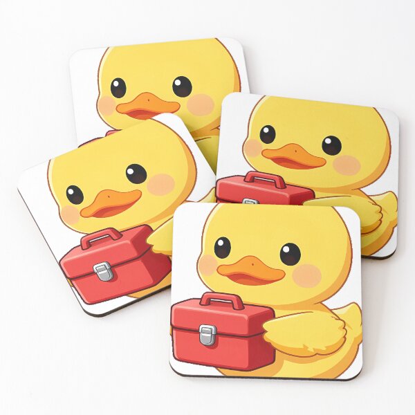 Item preview, Duck with Red Lunchbox designed and sold by pumsquare.
