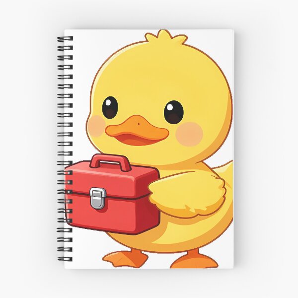 Item preview, Duck with Red Lunchbox designed and sold by pumsquare.