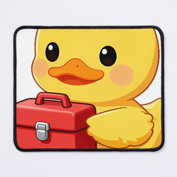 Item preview, Duck with Red Lunchbox designed and sold by pumsquare.