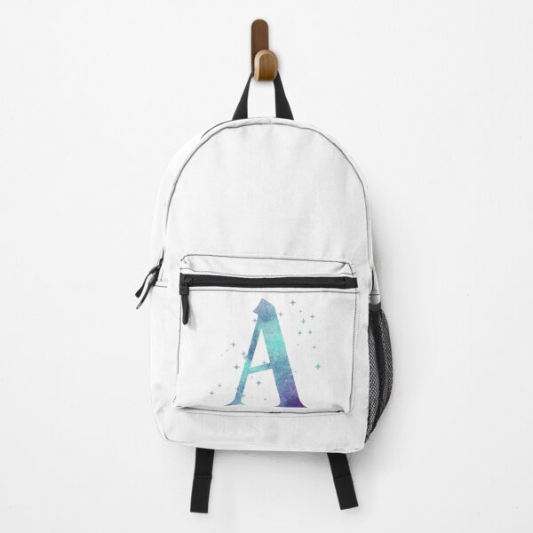 Item preview, Letter A Monogram watercolor galaxy designed and sold by iRenza.