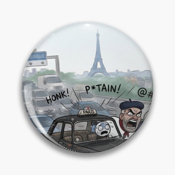 Item preview, I Survived My Trip To Paris - Funny Paris Traffic designed and sold by njanani.