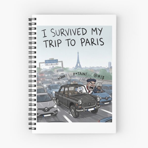 Item preview, I Survived My Trip To Paris - Funny Paris Traffic designed and sold by njanani.
