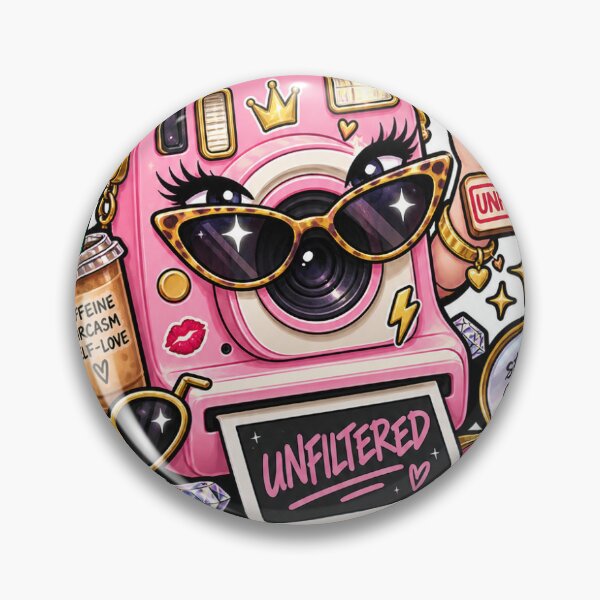 Item preview, This Is As Good As It Gets Deal With It - Funny Unfiltered Camera Sticker designed and sold by Saniyamirza07.