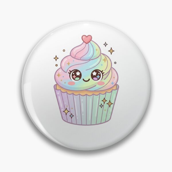 Item preview, Kawaii Cupcake – Cute Dessert Sticker designed and sold by Cerys-GS.