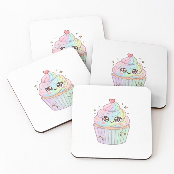 Item preview, Kawaii Cupcake – Cute Dessert Sticker designed and sold by Cerys-GS.