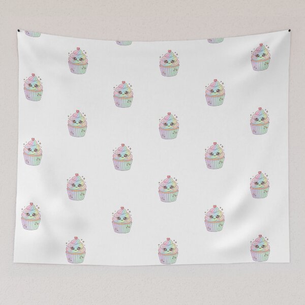 Item preview, Kawaii Cupcake – Cute Dessert Sticker designed and sold by Cerys-GS.