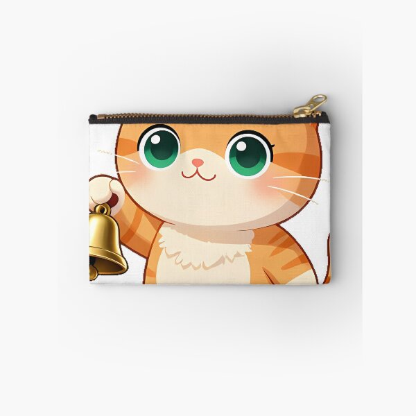 Item preview, Cat with Brass School Bell designed and sold by pumsquare.