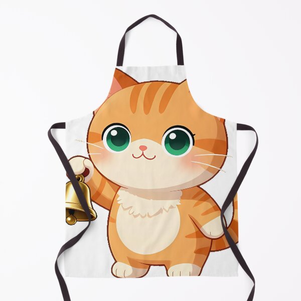 Item preview, Cat with Brass School Bell designed and sold by pumsquare.
