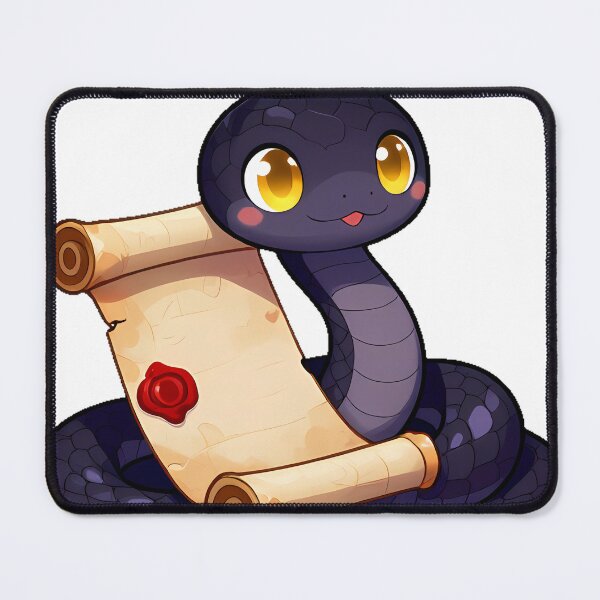 Item preview, Serpent Coiled Around Ancient Scroll designed and sold by IllumeInk.