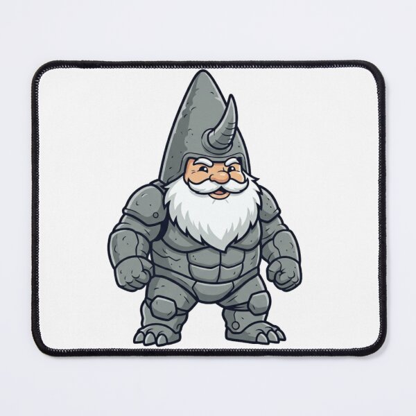 Item preview, Furious Rhino Garden Gnome designed and sold by Bad-Decisions-Designs.