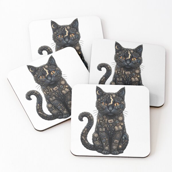 Item preview, Whisker Lore: Steampunk Celestial Cat - Magickal Artifacts designed and sold by Good-moods.