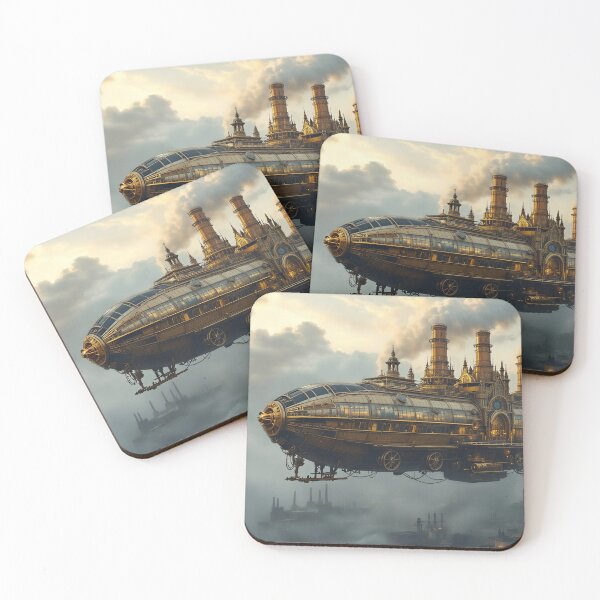 Item preview, The Flying Cathedral - Steampunk Airship designed and sold by Bibi Design.