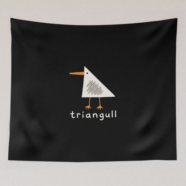 Item preview, Funny Triangull Triangle Seagull Bird Pun 2 designed and sold by sentfromemily.