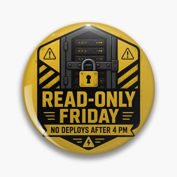 Item preview, Read Only Friday No Friday Deploys Sysadmin DevOps designed and sold by ThirdShiftLab.