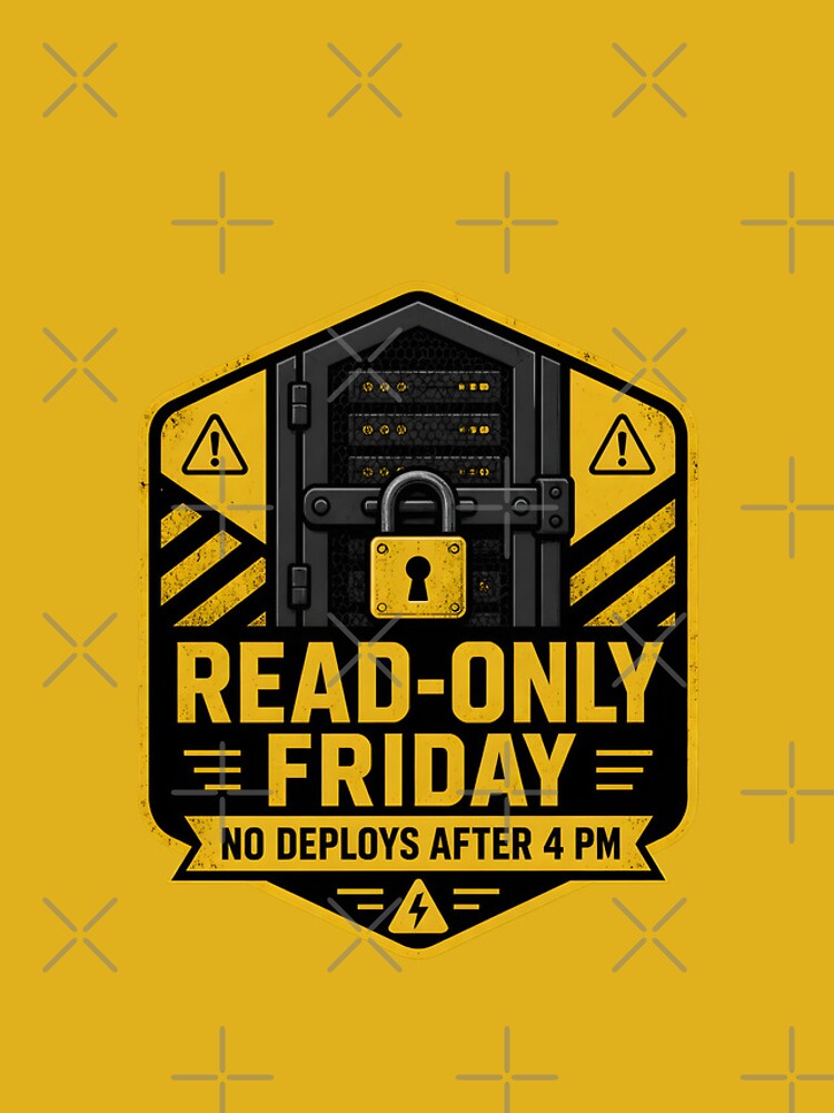Thumbnail 4 of 4, iPhone Case, Read Only Friday No Friday Deploys Sysadmin DevOps designed and sold by thirdshiftlab.