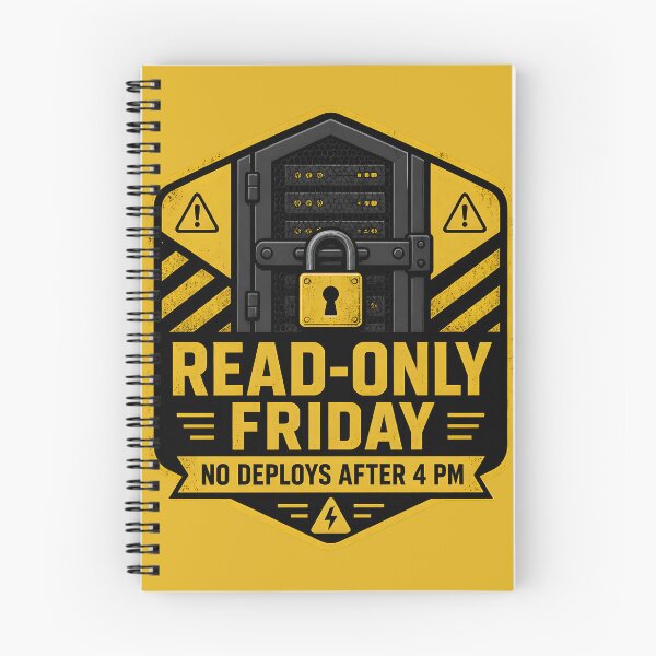 Item preview, Read Only Friday No Friday Deploys Sysadmin DevOps designed and sold by ThirdShiftLab.