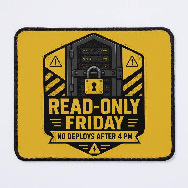 Item preview, Read Only Friday No Friday Deploys Sysadmin DevOps designed and sold by ThirdShiftLab.