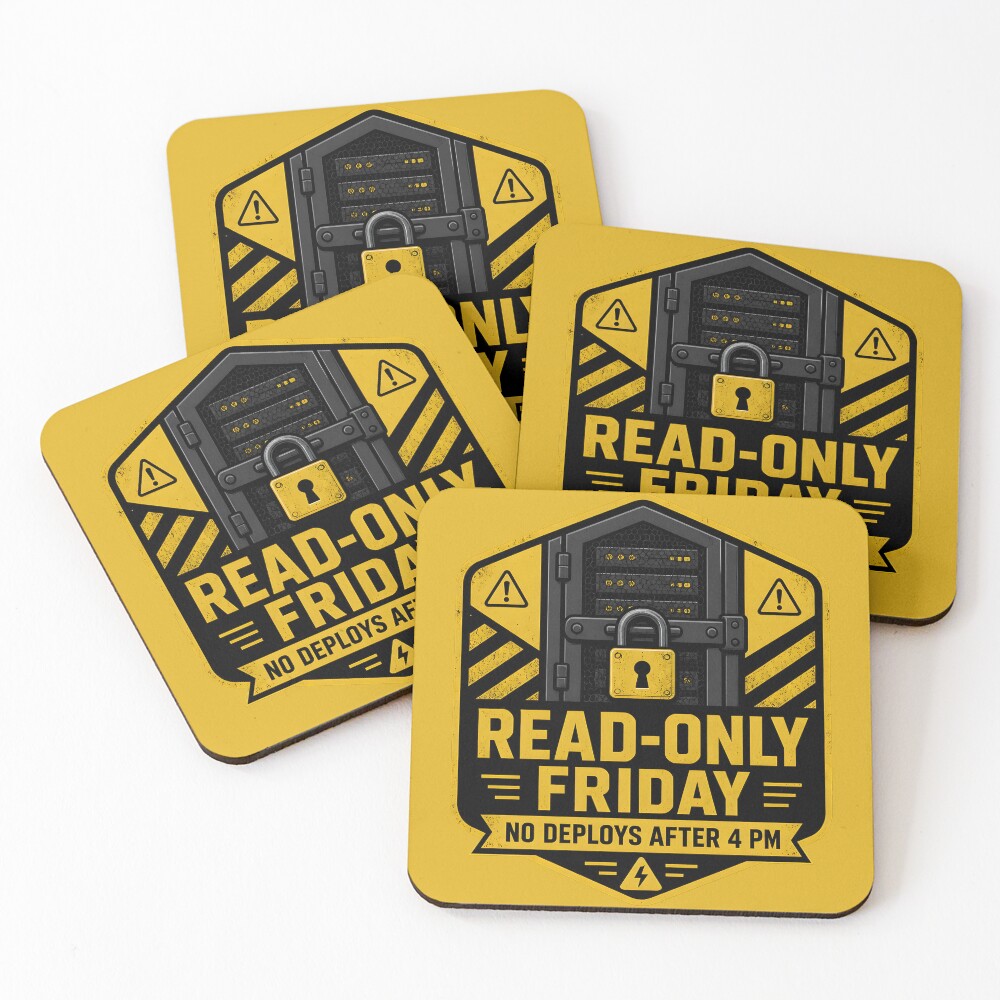Item preview, Coasters (Set of 4) designed and sold by thirdshiftlab.
