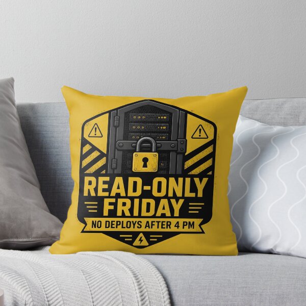 Item preview, Read Only Friday No Friday Deploys Sysadmin DevOps designed and sold by ThirdShiftLab.
