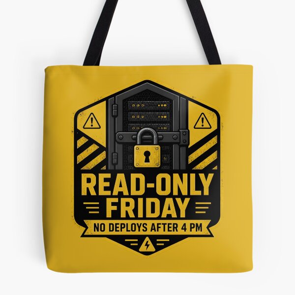 Item preview, Read Only Friday No Friday Deploys Sysadmin DevOps designed and sold by ThirdShiftLab.