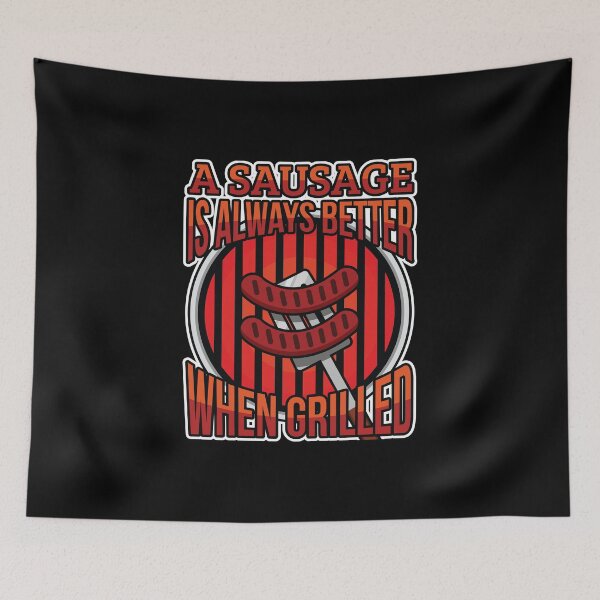 Item preview, Grilled Sausages Tastes Better HotDog Barbecue Meat BBQ designed and sold by Bronby.