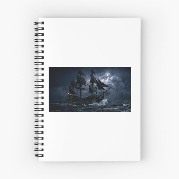 Item preview, The black goasted ship designed and sold by CreativeKites.