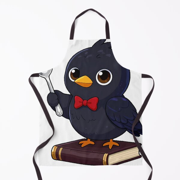 Item preview, Blackbird Scholar with Silver Spoon designed and sold by IllumeInk.