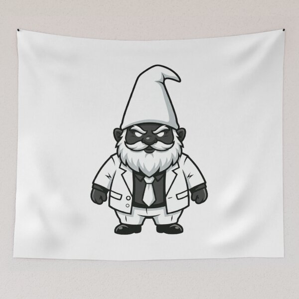 Item preview, Corrupted Mister Negative Garden Gnome designed and sold by Bad-Decisions-Designs.