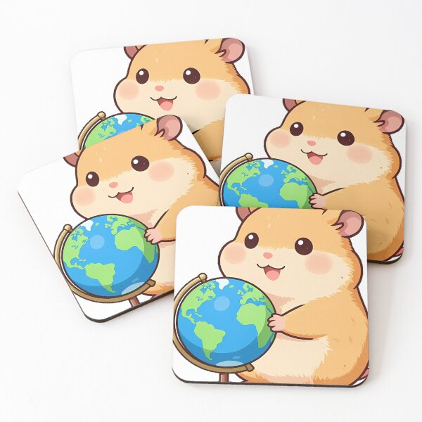 Item preview, Hamster with Small Blue Globe designed and sold by pumsquare.