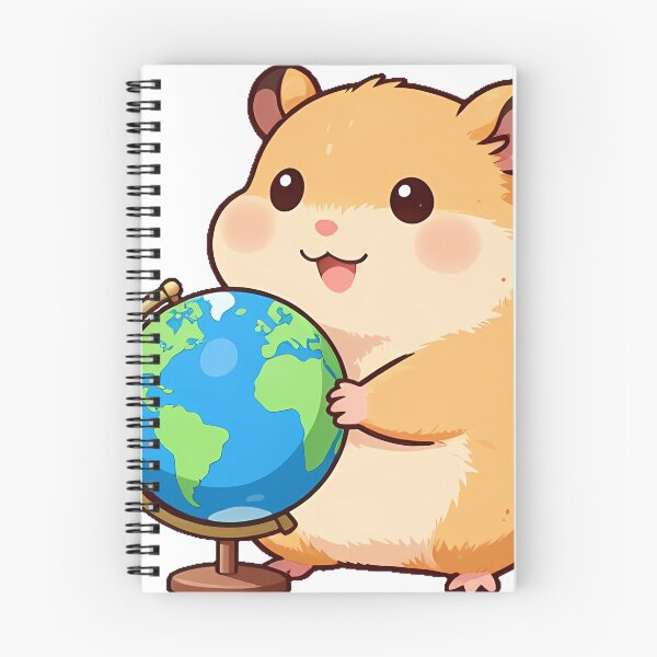 Item preview, Hamster with Small Blue Globe designed and sold by pumsquare.