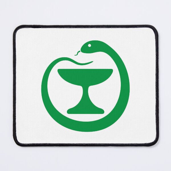 Item preview, Pharmacy Snake And Bowl Medical Symbol designed and sold by VectorForge Studio.