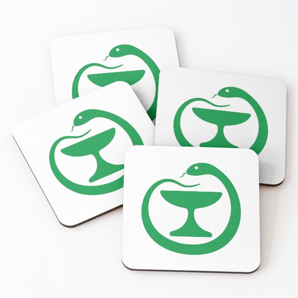 Item preview, Pharmacy Snake And Bowl Medical Symbol designed and sold by VectorForge Studio.