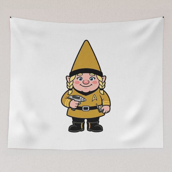 Item preview, Classic Starfleet Officer Garden Gnome designed and sold by Bad-Decisions-Designs.