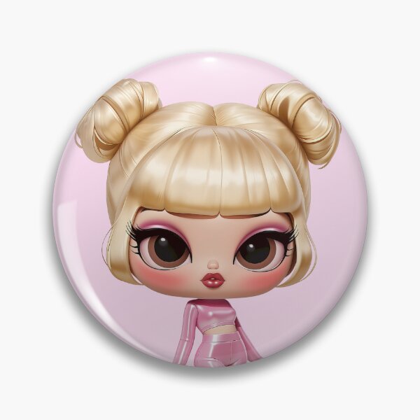 Item preview, Glossy Pink Y2K Fashion Doll Character designed and sold by jianina-alondra.