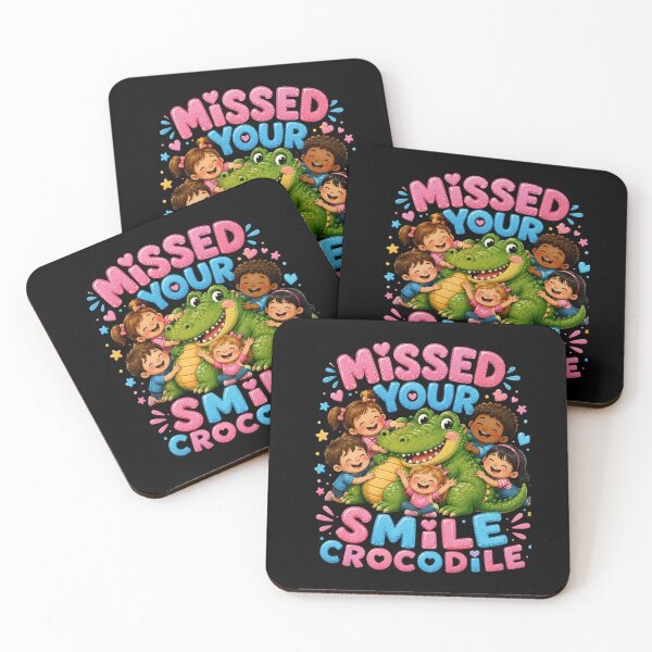 Item preview, Missed Your Smile Crocodile A Fun Design For Kids and School designed and sold by Crystal-Tree.