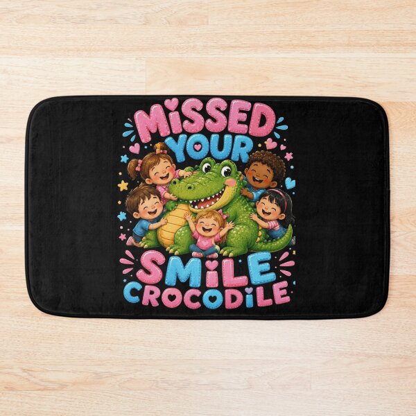 Item preview, Missed Your Smile Crocodile A Fun Design For Kids and School designed and sold by Crystal-Tree.