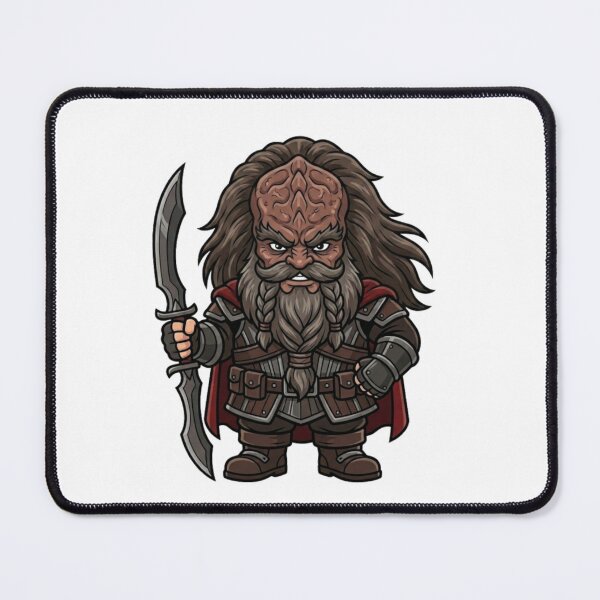 Item preview, Fierce Klingon Warrior Garden Gnome designed and sold by Bad-Decisions-Designs.