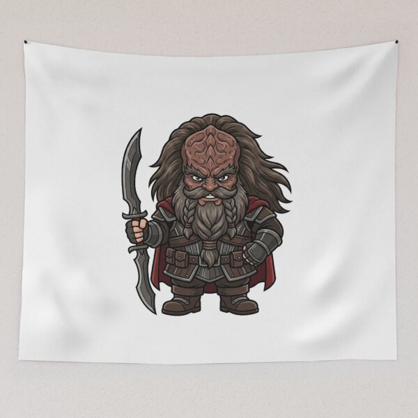 Item preview, Fierce Klingon Warrior Garden Gnome designed and sold by Bad-Decisions-Designs.