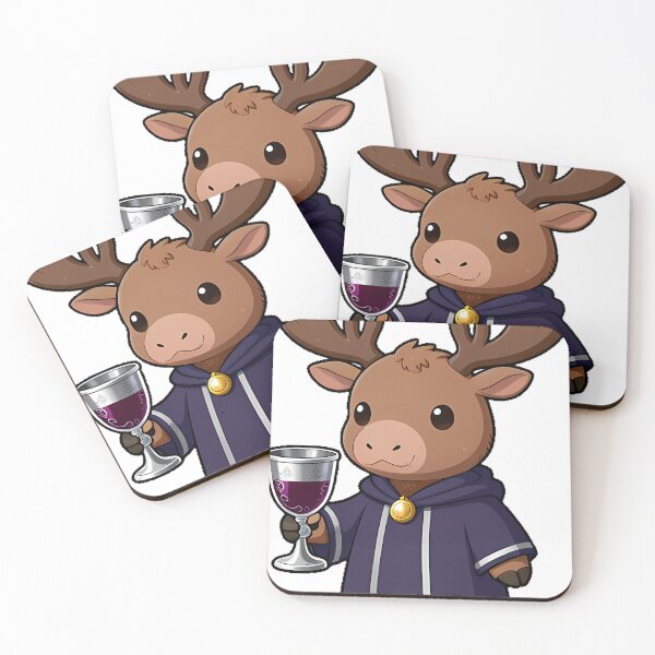 Item preview, Moose Scholar with Silver Chalice designed and sold by IllumeInk.